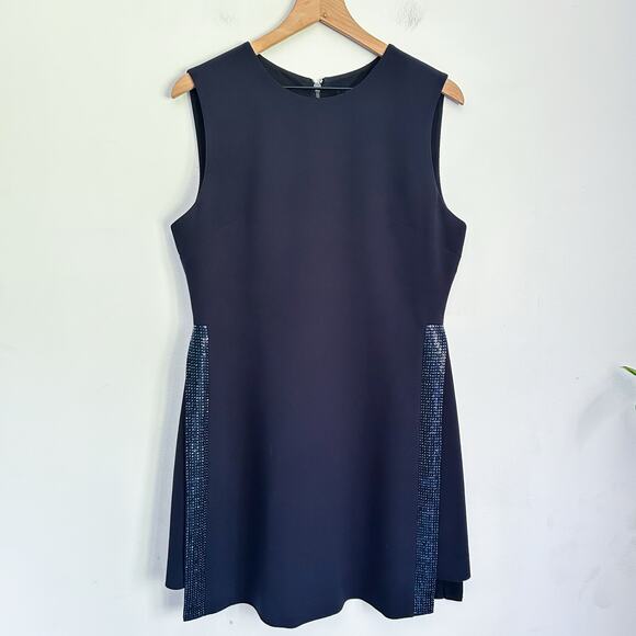 Ted Baker Dresses & Skirts - Ted Baker Beaded Sleeveless Dress Size 4 Navy